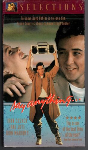 Say Anything (VHS, 1989) John Cusack Ioan Skye New Sealed Fox Selections