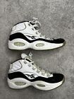 Reebok Question Mid Concord Black White Iverson Basketball Shoes Mens Size 11