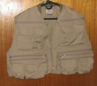 Orvis Fishing Vest Size L Made In Hong Kong Pockets Cargo Zipper Vintage