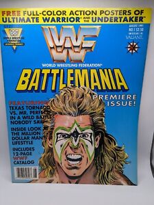 WWF Battlemania #1 Valiant 1991 Complete w/ Poster & Insert WrestleMania Comic
