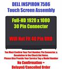 LCD Touch screen Digitizer Assembly Bezel Dell Inspiron 15 7586 P76F P76F001