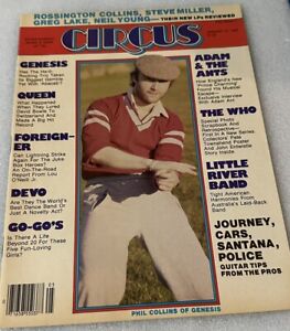 January 31,1982 Circus Magazine Phil Collins Queen The Who Devo Go-Go