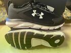 Under Armour Charged Assert 8 Men's Running Shoes - Black/White, US 8