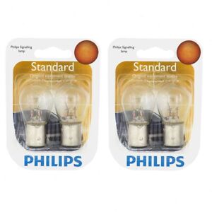 2 pc Philips Brake Light Bulbs for Mini Cooper 2002-2008 Electrical Lighting ql (For: More than one vehicle)