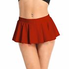 US Girl Women Mini Plaid Skirt Pleated Schoolgirl Cosplay Short Micro Skirt Dres