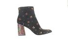Betsey Johnson Womens Joise Black Ankle Boots Size 7.5 (7628013)