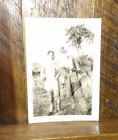 Sale is for a Circa 1950's Snapshot- Overexposed Photo-See through Pants