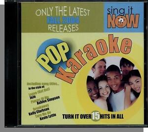 Karaoke CD+G - Sing It Now: Pop Hits Fall 2004 - New 15 Song CD!