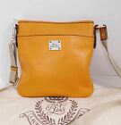 Ralph Lauren Stockbridge Tangerine Orange Leather Crossbody Bag