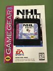New ListingNHL Hockey - Sega Game Gear - Game & Booklet- Untested - Clean