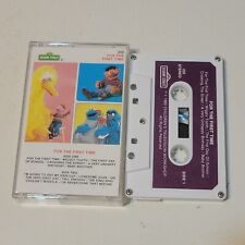 Vtg 1982 Sesame Street For The First Time Cassette Tape