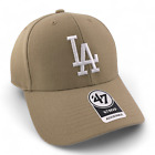 '47 Brand Los Angeles Dodgers MLB Tan Gray UV MVP Adjustable Hat (ERROR YANKEES)