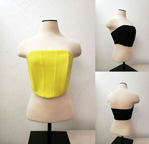 Women Casual Stretch Cropped Strapless Tube Top Shirt RT62834