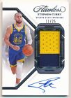 STEPHEN CURRY 2022/23 PANINI FLAWLESS AUTOGRAPH 2 COLOR GAME WORN PATCH AUTO /25
