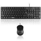 USB Wired Keyboard And Mouse Universal for Desktop Computer Windows PC