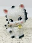 New ListingVintage Anthropomorphic Kitty Cat Fine China Figurine Cute Flower Satis 5