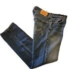 1980s Levis 501 Blue Jeans Mens Size 32x34 Original Fit Button Fly USA Made Vtg