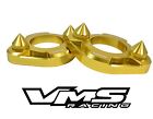 x2 GOLD VMS RACING SPIKED STRUT TOWER SUPPORT BRACES FOR 96-00 HONDA CIVIC EK (For: 2000 Honda Civic EX Coupe 2-Door 1.6L)