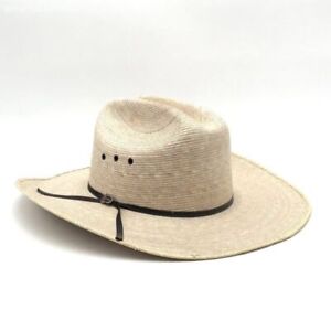 Justin Men's Cream Wide Brim Western Cowboy Hat - Size 7 1/2