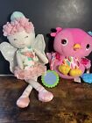 baby girl toy lot ballerina fairy and owl