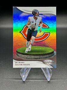 New Listing2023 Panini Certified Justin Fields Franchise Foundations #FF-8 Chicago Bears