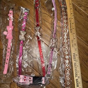 Huge Lot Dog Collars Resale Bling Puppy Cat Wholesale 34 Items