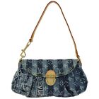 Louis Vuitton Blue Monogram Denim Mini Pleaty Raye Handbag M95333 SR1016 172038
