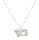 Montana Silversmiths Western Jewelry Womens Heart Necklace NC2370MT
