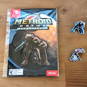 New ListingMetroid Prime Remastered / Metroid Dread Pin Lot - My Nintendo / Gamestop