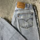 Vintage 1990s Levi's 505 Straight Orange Tab Jeans Men's Size 33x30 USA Made