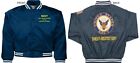 USS VALLEY FORGE CV-45 *CARRIER*EMBROIDERED SATIN JACKET OFFICIALLY LICENSED