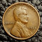 1924-S Lincoln Wheat Cent ~ FINE (F / FN) Condition ~ COMBINED SHIPPING!