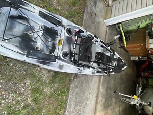 used ocean kayak big game prowler 2 w/ 45 lb thrust motor