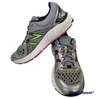 New Balance 1260v7 Womens Sz 7.5 Gray Pink Lime Green Running Training Shoes
