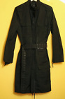 Dior Homme Black Military Trench Coat Vintage ~ SUPER RARE!
