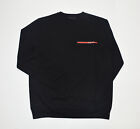 Vintage PRADA Mens Red Logo Sweater Size US L