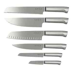SMEG original  knives all 6 from Block (Block not included)