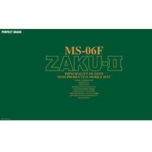 MS-06F Zaku II Green, Bandai Hobby PG