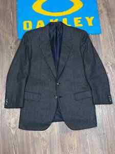Mens Brioni Parigi Pure Cashmere Gray Blazer Jacket Size IT 50