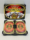 2 Decks Of Playing Cards With Bonus Plastic Tray SEALED CARDS