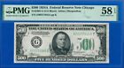 Fr.2202-G 1934A $500 Dollars Federal Reserve Note Chicago PMG 58EPQ #G00371045