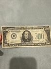 1934a $500 Dollar Cleveland Federal Reserve Note - Nice Corners! Ships Fast