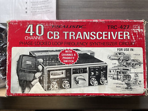 New ListingVintage Realistic TRC-427 40 Channel CB Radio Transceiver W/ Mic BRAND NEW!