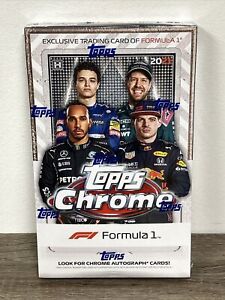 2021 Topps Chrome Formula 1 Racing Hobby Box ~Factory Sealed~