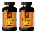 Extreme Muscle Growth - L-TAURINE 500mg - Decreases Muscle Wasting - 2 Bottles