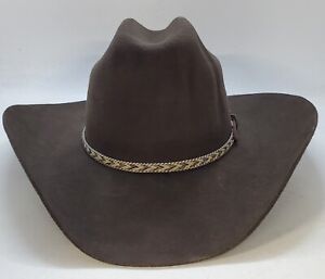Cody James RAMROD 3X Cowboy Hat Brown Wool -Size 7 3/8