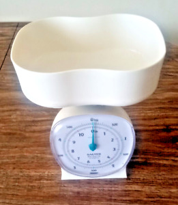 Salter 5Kg/11 lb Home Kitchen Scale Mechanical White Plastic Body Working 100%