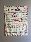 To My Mom Blanket, Mother's Day Idea Gifts for Mom 60
