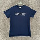 Winthrop University Shirt Adult Small Blue Short Sleeve David Bancroft Johnson