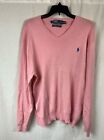 Men's Polo by Ralph Lauren (XL) Pink V Neck Sweater